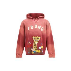 Found Men Embroidered Wildlife Hoodie